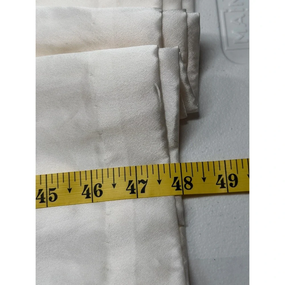 Vintage Natori Robe Womens Medium Ivory Satin Lace Floral Bridal Romantic Dainty